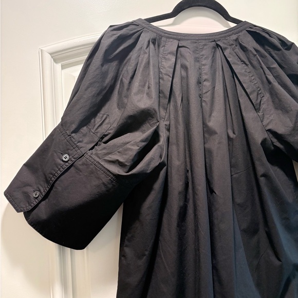 A.L.C. Black Puff Sleeve Blouse - Picture 5 of 6